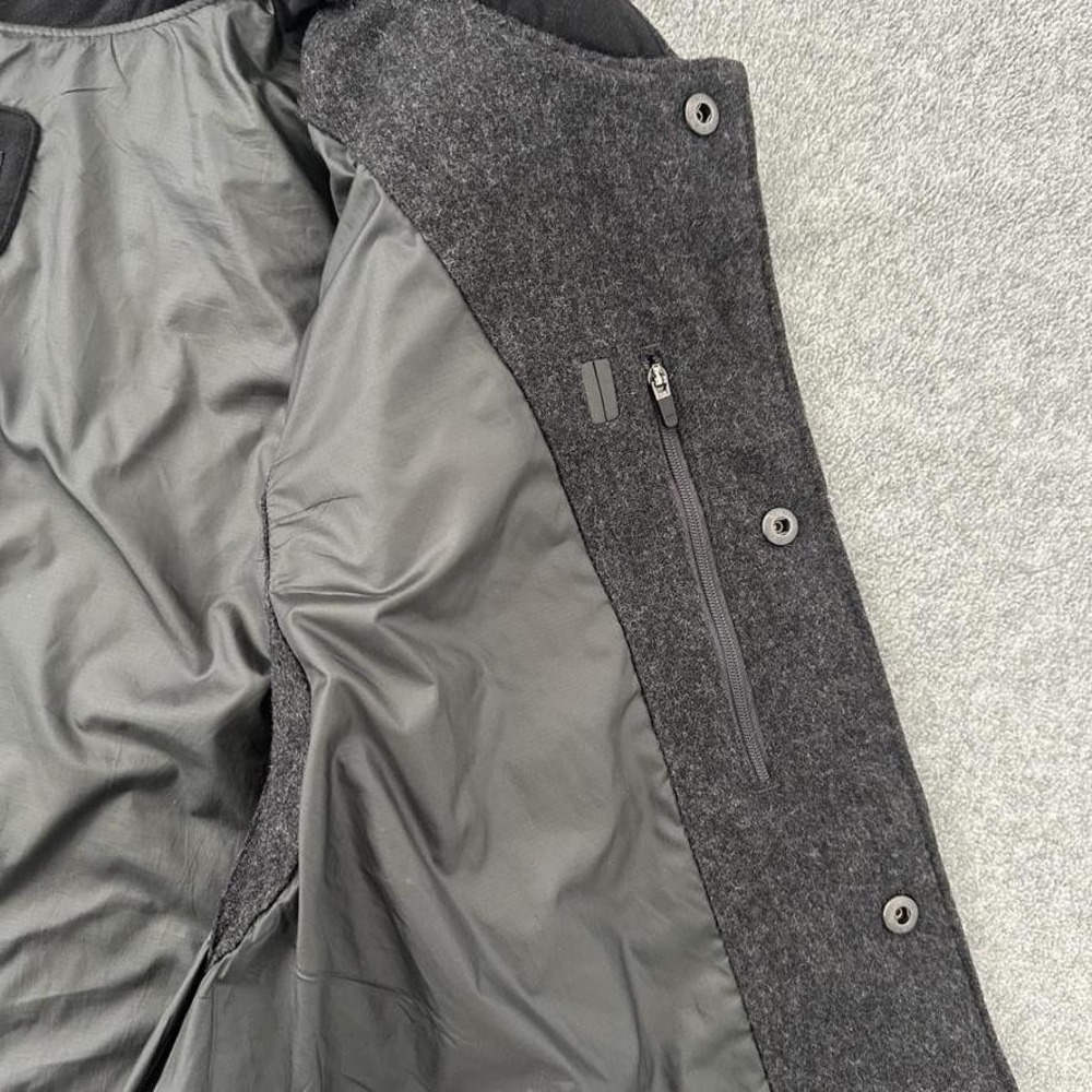 Patagonia Vest Mens Large Gray Wool Snap Front Lined Zip Pockets STY 27440 FA18 - Picture 8 of 9